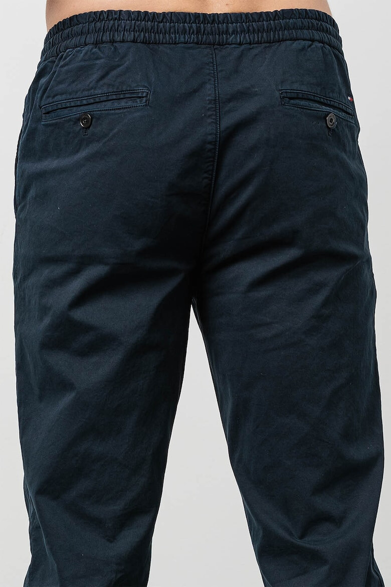 Tommy Hilfiger Pantaloni chino cu talie medie si snur - Pled.ro