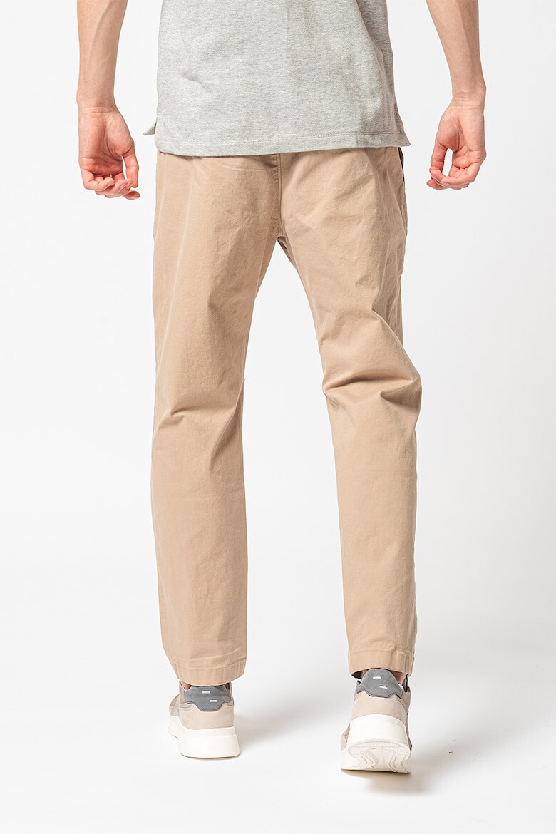 Tommy Hilfiger Pantaloni chino din amestec de bumbac cu talie medie - Pled.ro