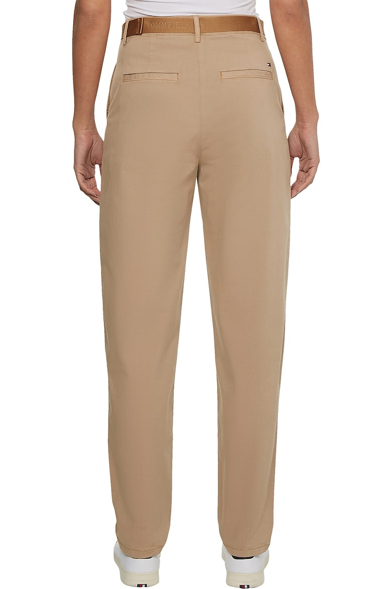 Tommy Hilfiger Pantaloni chino din amestec de bumbac organic cu o curea - Pled.ro