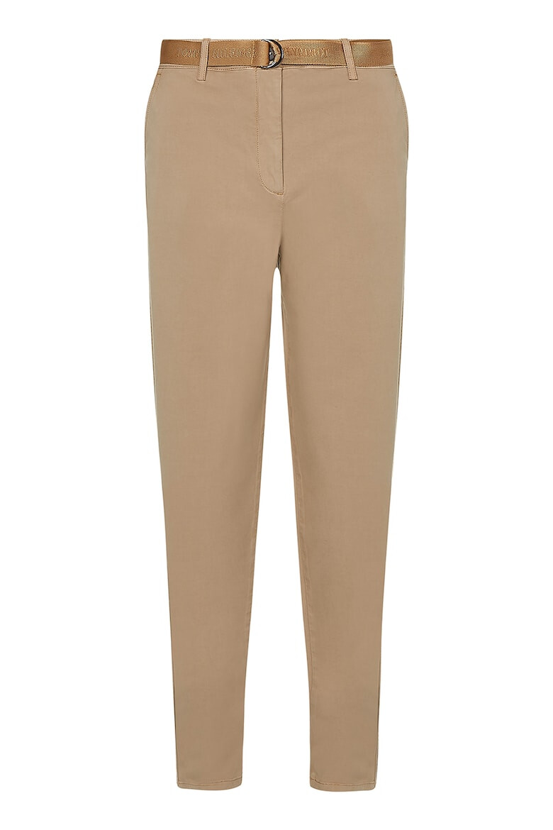 Tommy Hilfiger Pantaloni chino din amestec de bumbac organic cu o curea - Pled.ro