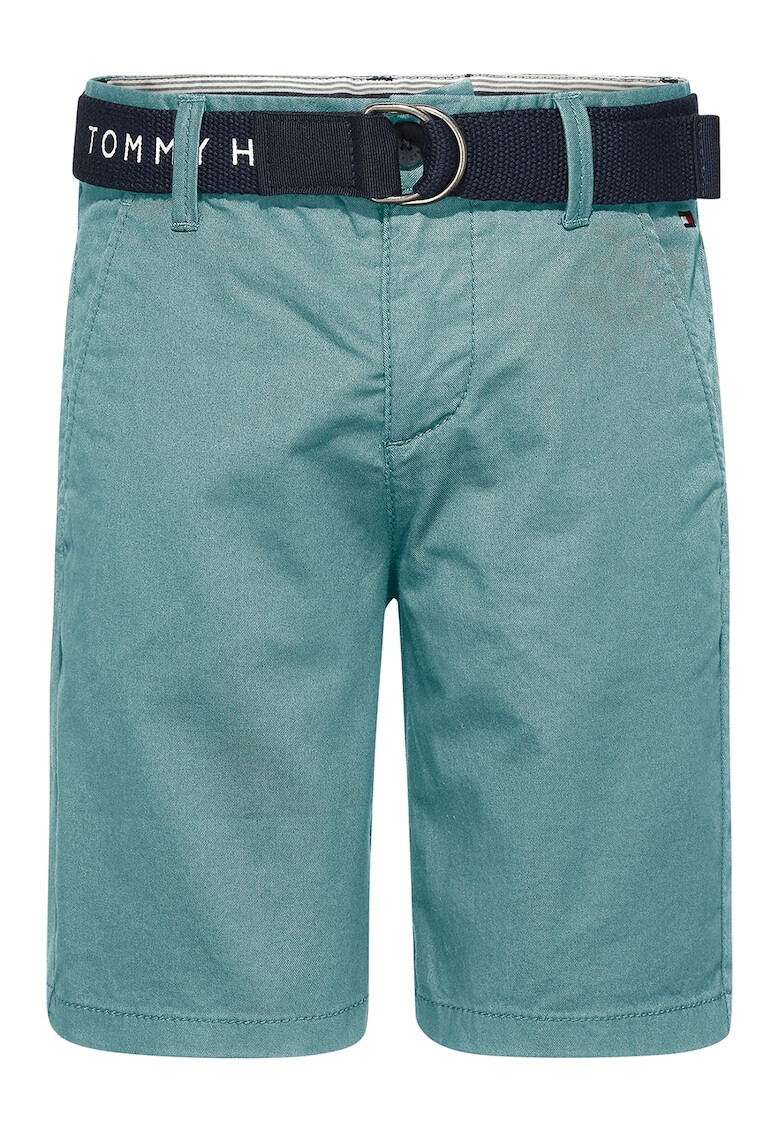 Tommy Hilfiger Pantaloni chino din amestec de bumbac organic cu o curea - Pled.ro