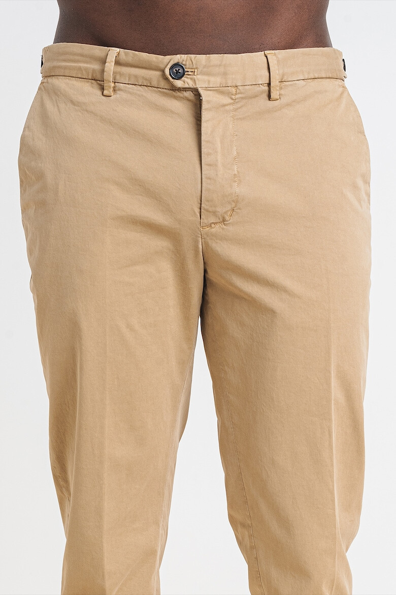 Tommy Hilfiger Pantaloni chino drepti din amestec de bumbac organic Denton - Pled.ro