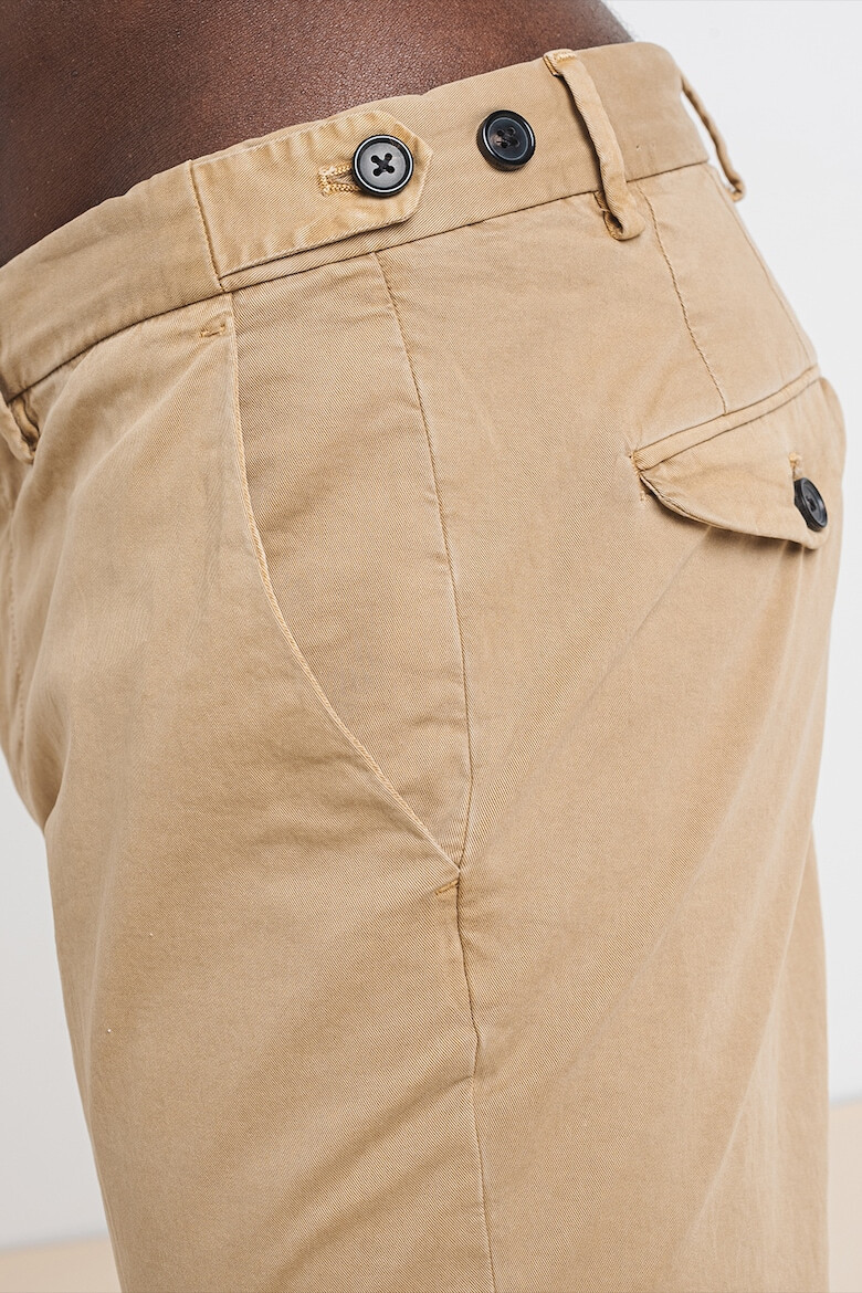 Tommy Hilfiger Pantaloni chino drepti din amestec de bumbac organic Denton - Pled.ro