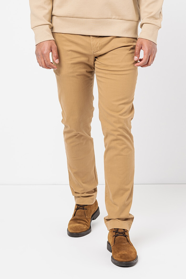 Tommy Hilfiger Pantaloni chino slim fit din amestec de bumbac organic 1985 Collection Bleecker - Pled.ro