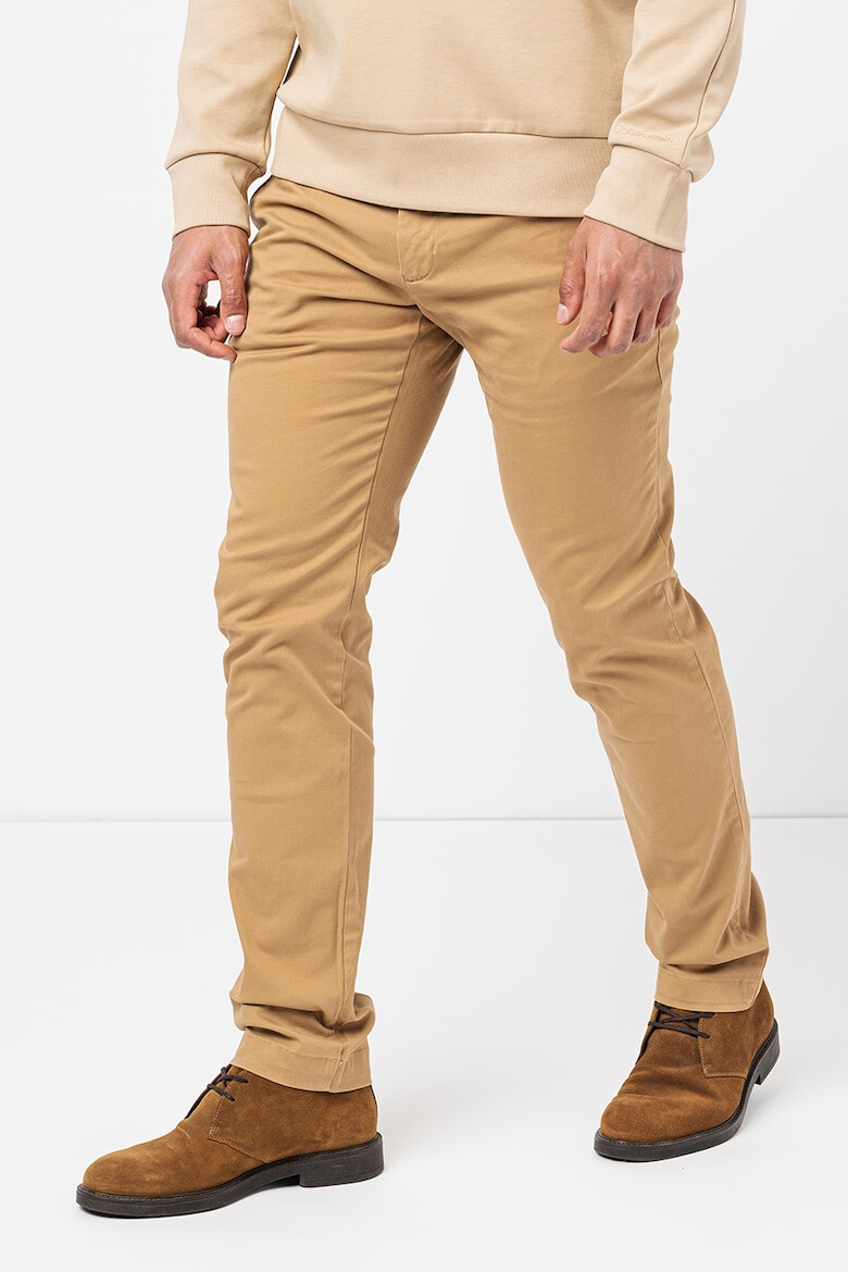 Tommy Hilfiger Pantaloni chino slim fit din amestec de bumbac organic 1985 Collection Bleecker - Pled.ro