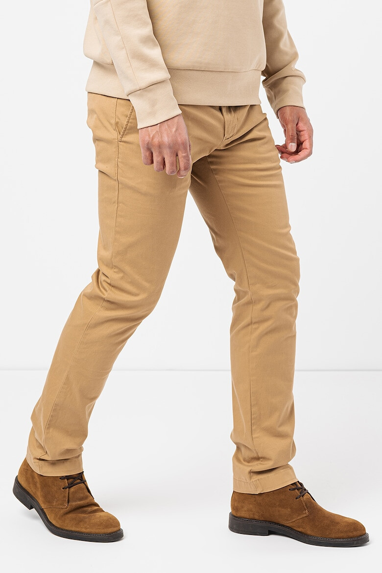 Tommy Hilfiger Pantaloni chino slim fit din amestec de bumbac organic 1985 Collection Bleecker - Pled.ro