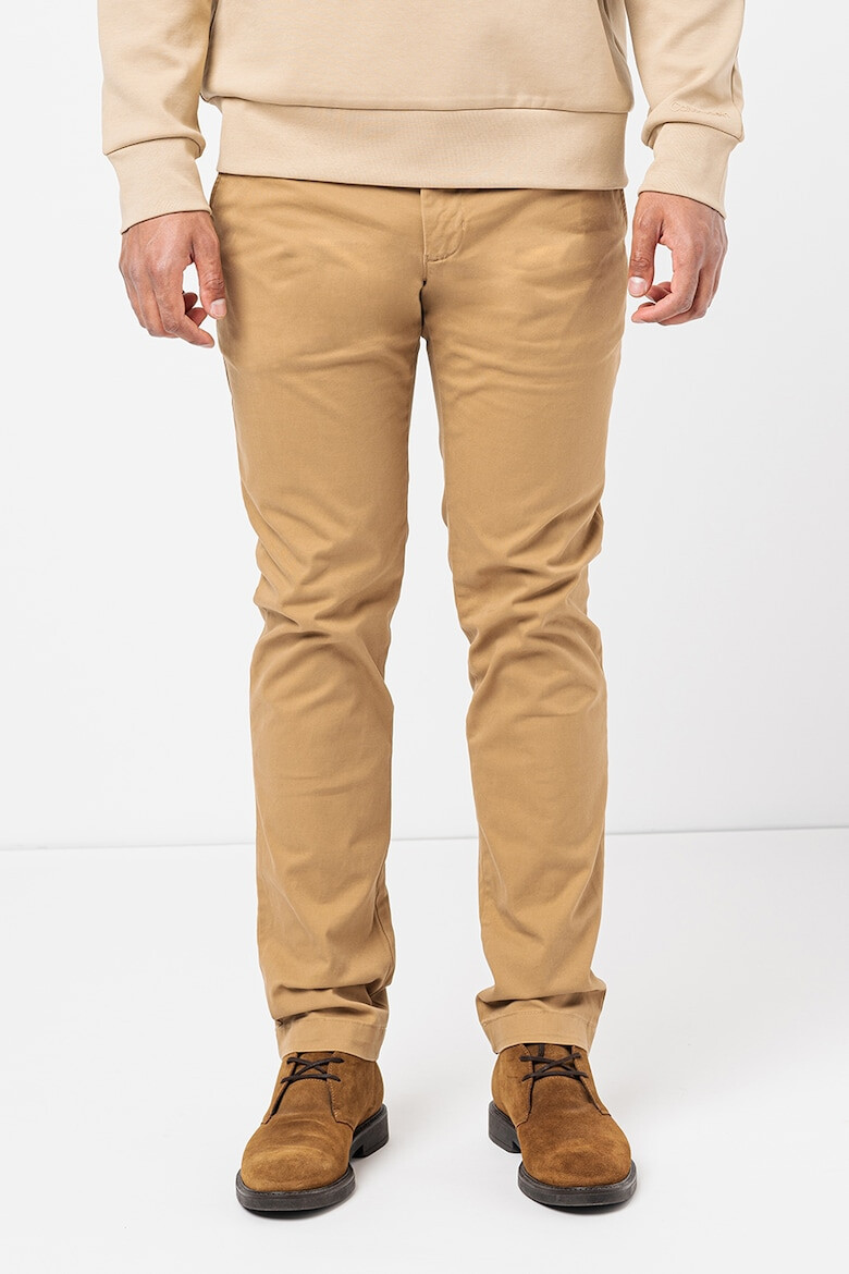 Tommy Hilfiger Pantaloni chino slim fit din amestec de bumbac organic 1985 Collection Bleecker - Pled.ro