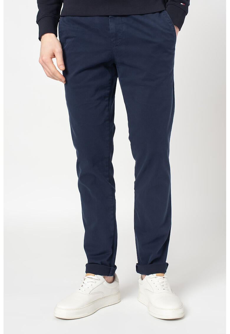 Tommy Hilfiger Pantaloni chino slim fit din amestec de bumbac organic Bleecker - Pled.ro