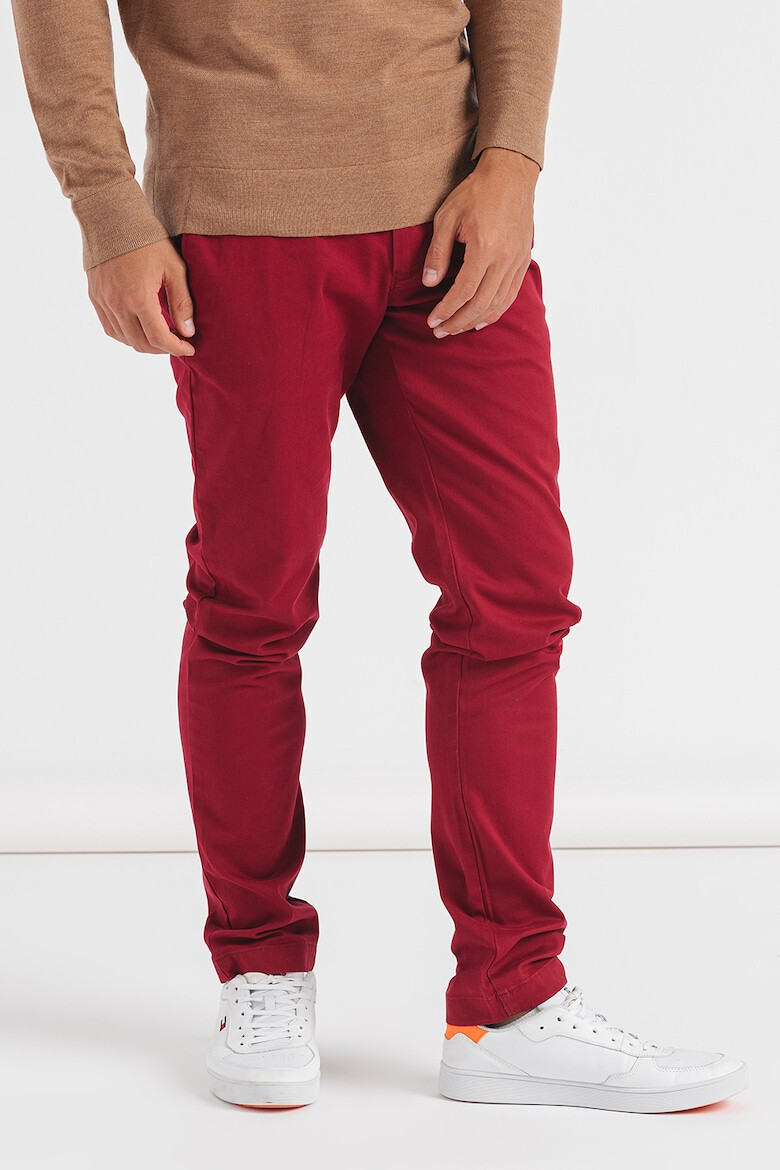 Tommy Hilfiger Pantaloni chino slim fit din amestec de bumbac organic Bleecker - Pled.ro