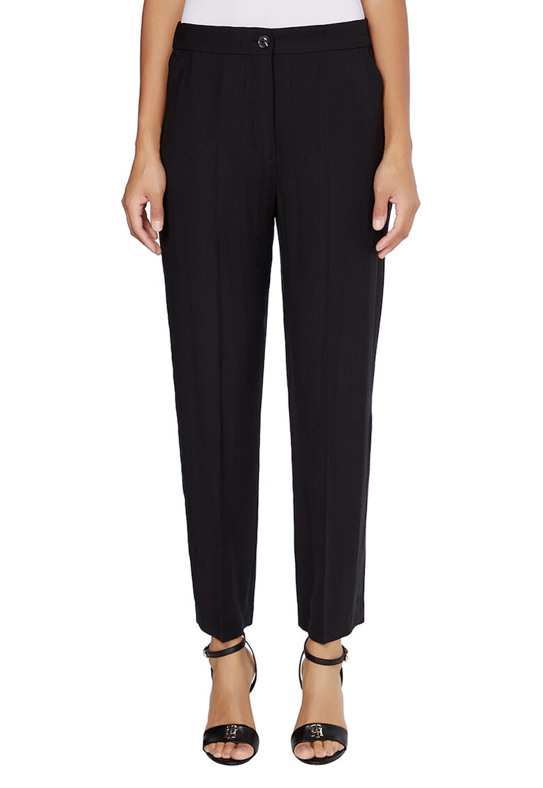 Tommy Hilfiger Pantaloni crop conici din amestec de lyocell - Pled.ro