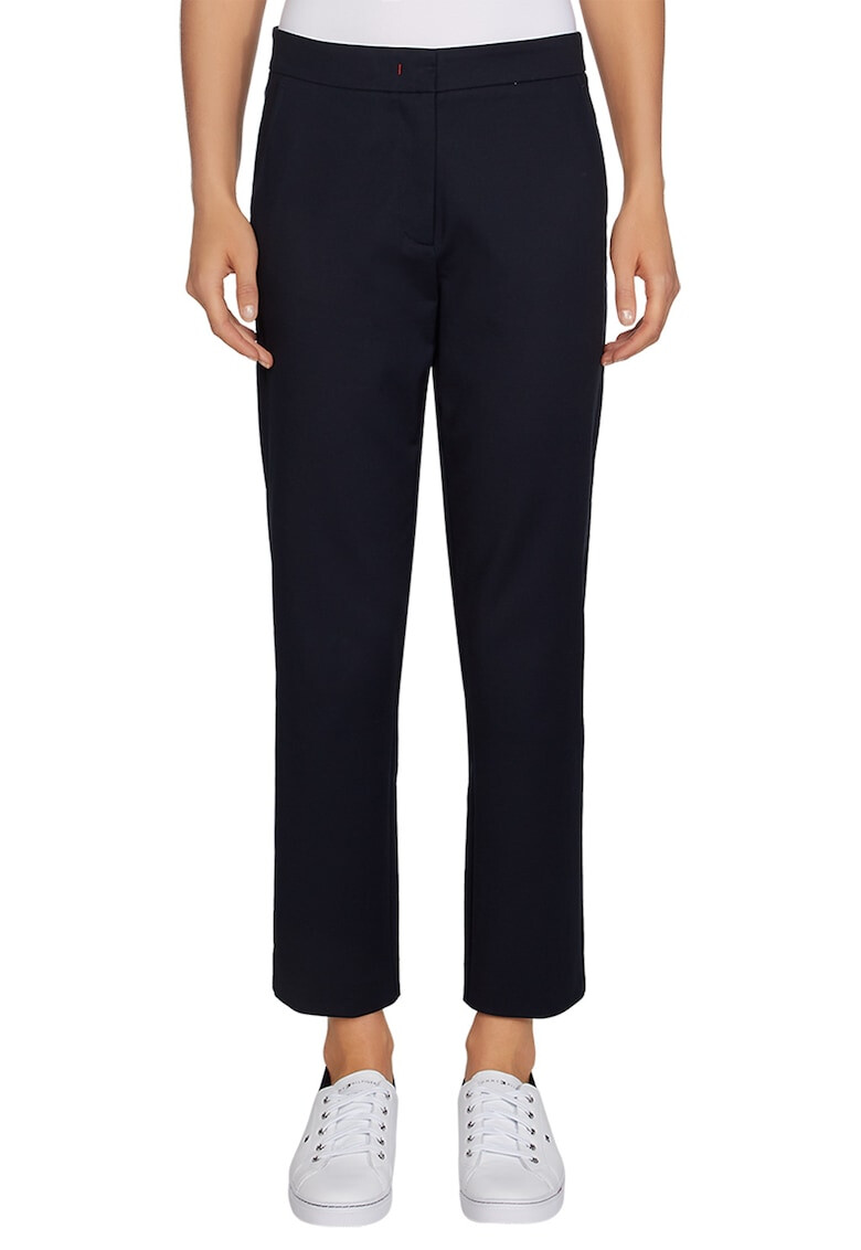 Tommy Hilfiger Pantaloni crop slim fit cu model - Pled.ro