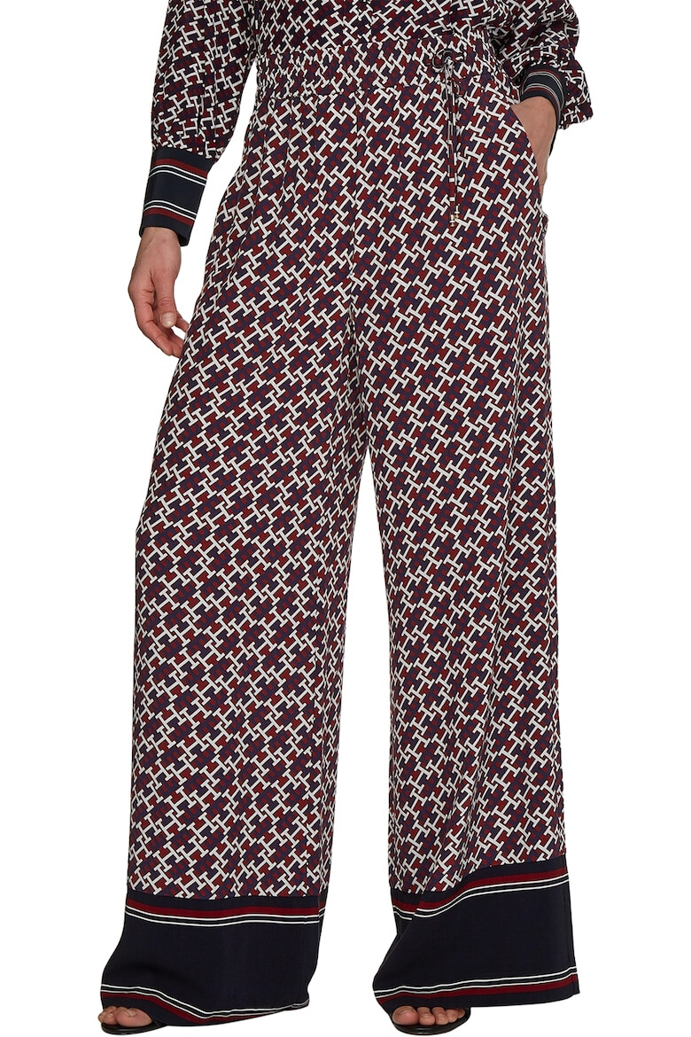 Tommy Hilfiger Pantaloni cu croiala ampla si model - Pled.ro