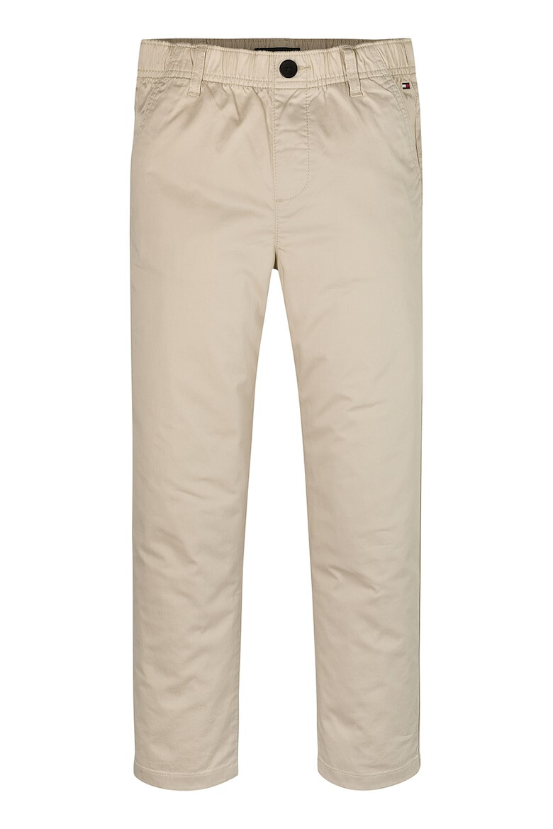 Tommy Hilfiger Pantaloni din amestec de bumbac cu model uni - Pled.ro