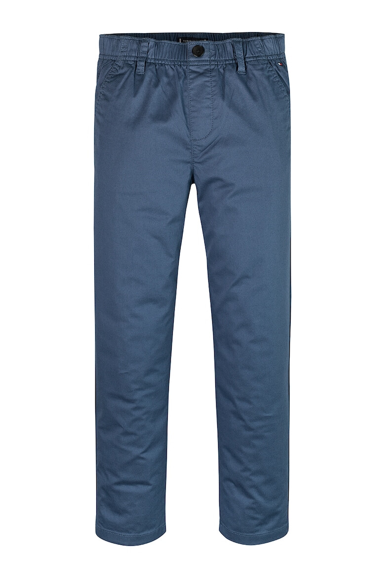 Tommy Hilfiger Pantaloni din amestec de bumbac cu model uni - Pled.ro