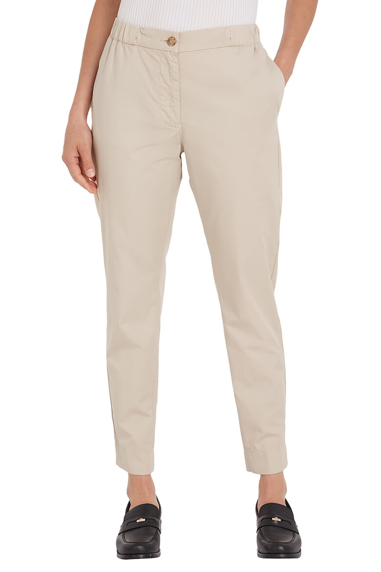 Tommy Hilfiger Pantaloni din amestec de bumbac organic cu croiala conica - Pled.ro