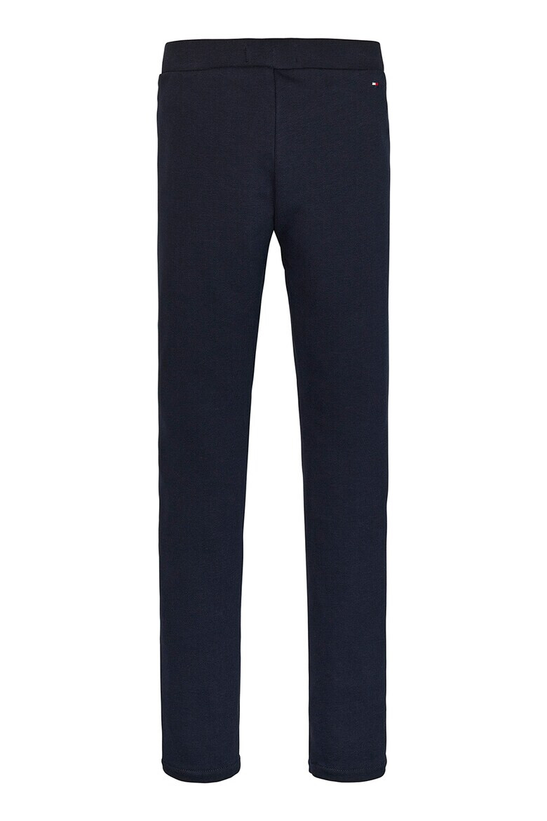 Tommy Hilfiger Pantaloni din amestec de bumbac organic cu imprimeu logo - Pled.ro