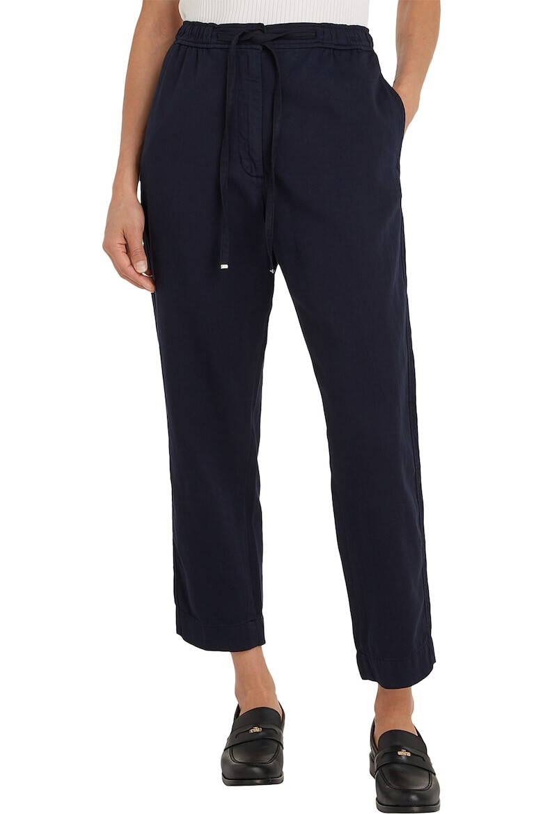 Tommy Hilfiger Pantaloni din amestec de bumbac organic cu snur - Pled.ro