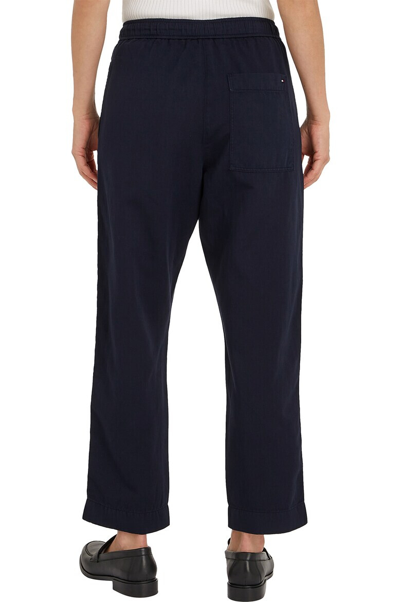 Tommy Hilfiger Pantaloni din amestec de bumbac organic cu snur - Pled.ro