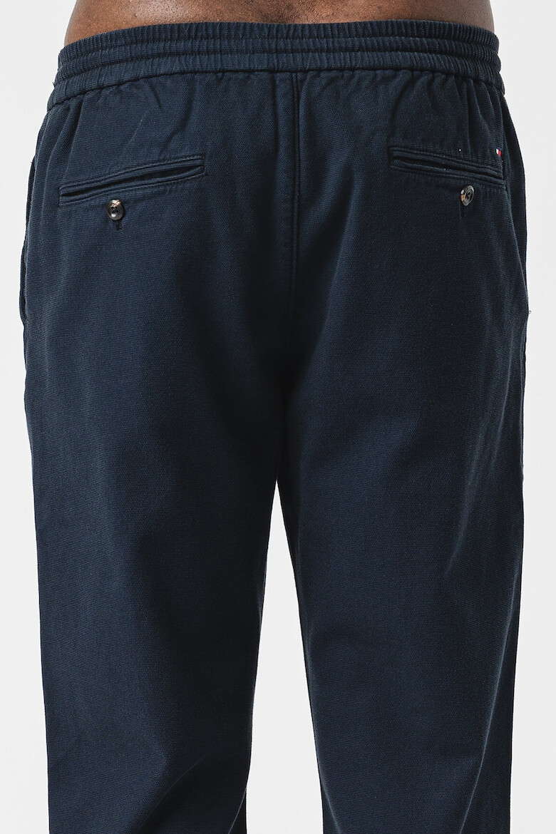 Tommy Hilfiger Pantaloni din amestec de bumbac organic cu snur de ajustare - Pled.ro