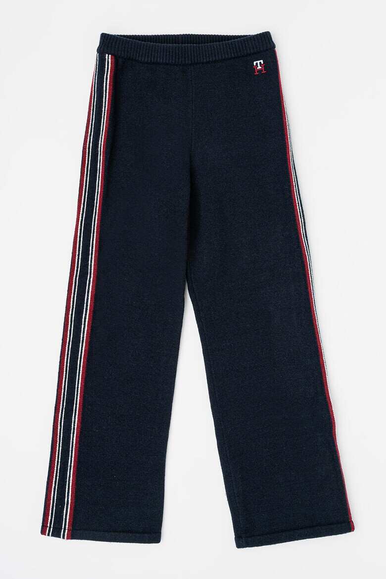 Tommy Hilfiger Pantaloni din tricot cu benzi laterale contrastante - Pled.ro