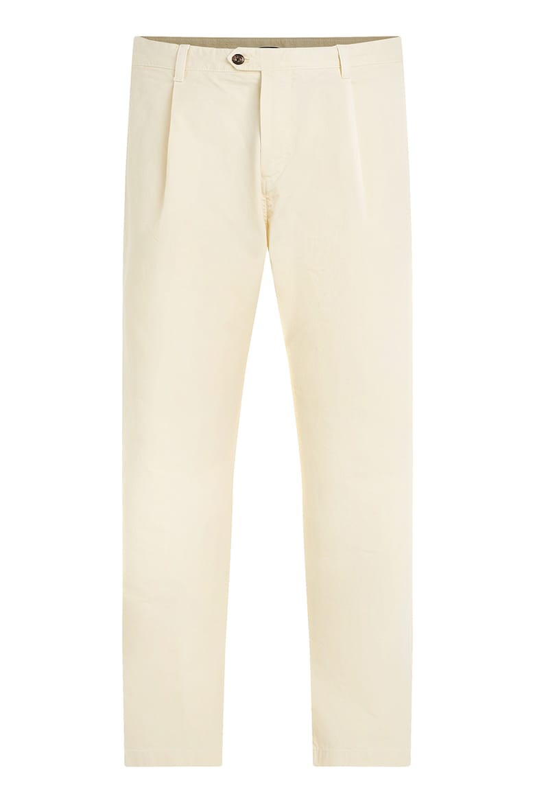 Tommy Hilfiger Pantaloni drepti de bumbac - Pled.ro