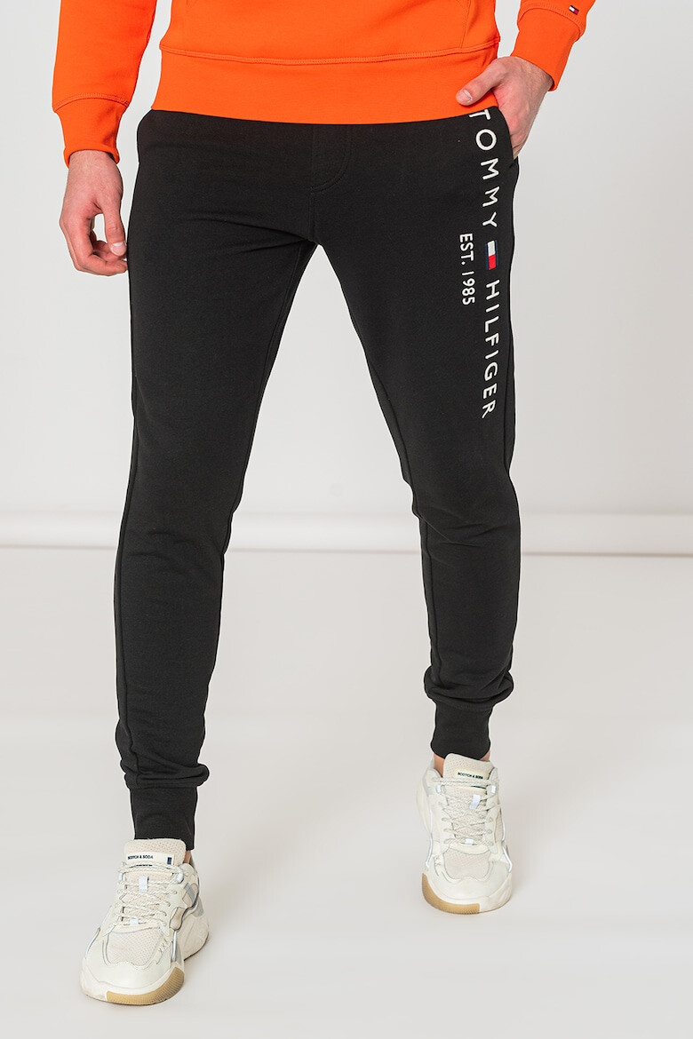 Tommy Hilfiger Pantaloni jogger cu snur si logo brodat - Pled.ro