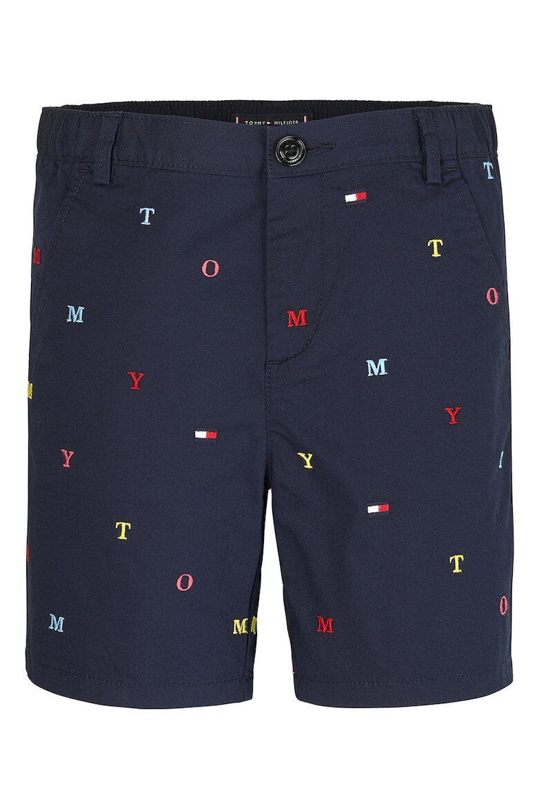 Tommy Hilfiger Pantaloni scurti din amestec de bumbac organic cu detalii brodate - Pled.ro