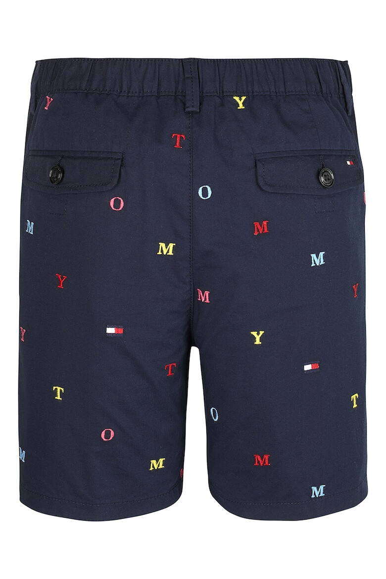 Tommy Hilfiger Pantaloni scurti din amestec de bumbac organic cu detalii brodate - Pled.ro