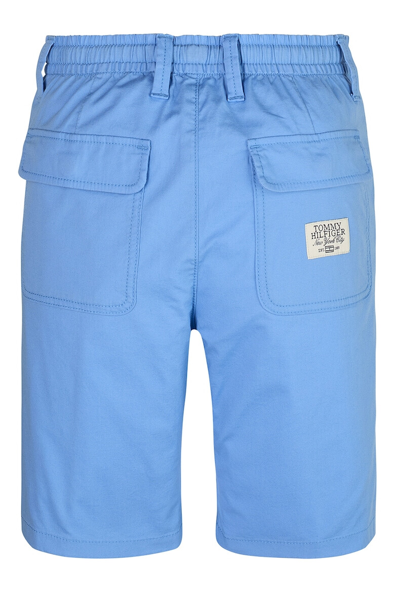 Tommy Hilfiger Pantaloni scurti din amestec de bumbac organic cu snur in talie - Pled.ro