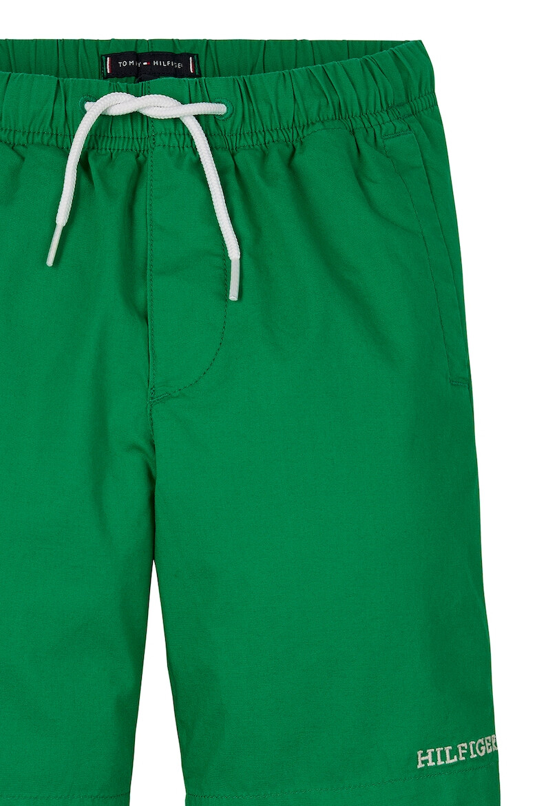 Tommy Hilfiger Pantaloni scurti din amestec de bumbac organic cu snururi de ajustare - Pled.ro