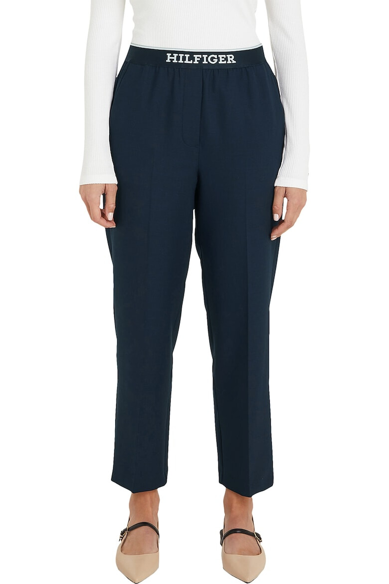 Tommy Hilfiger Pantaloni slim fit cu banda logo in talie - Pled.ro