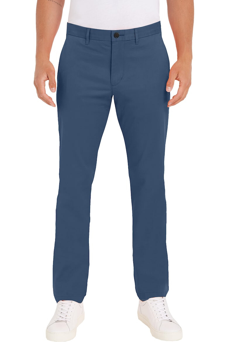 Tommy Hilfiger Pantaloni slim fit din amestec de bumbac organici Bleecker - Pled.ro