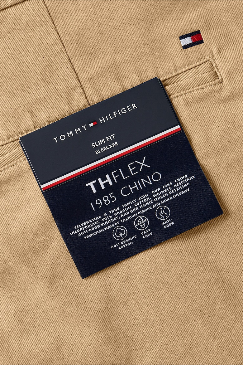 Tommy Hilfiger Pantaloni slim fit din amestec de bumbac organici Bleecker - Pled.ro