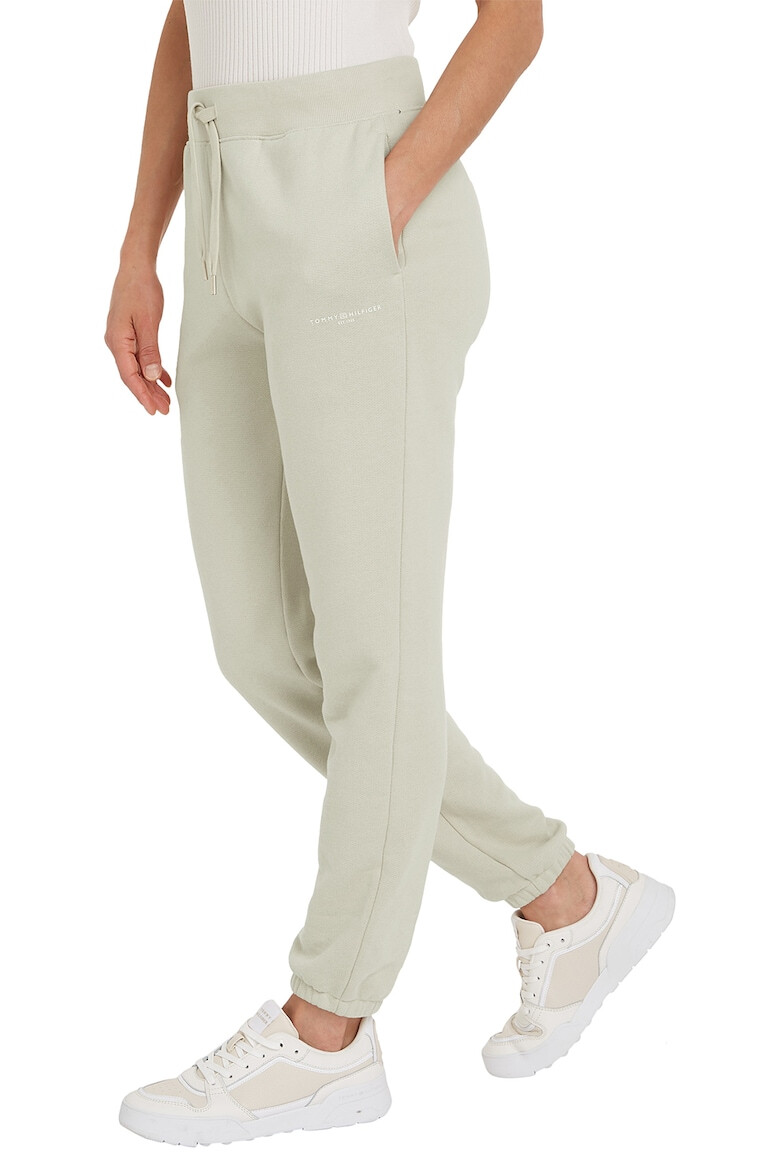 Tommy Hilfiger Pantaloni sport conici cu snur in talie - Pled.ro