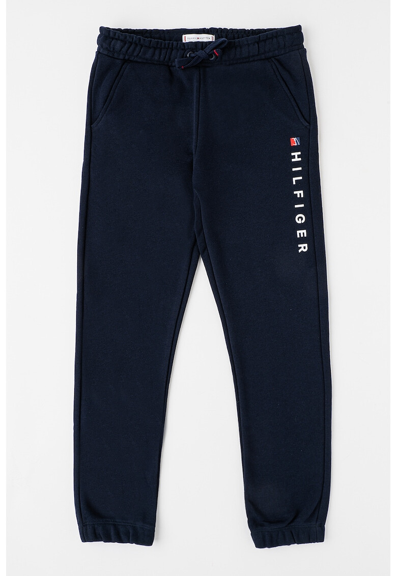 Tommy Hilfiger Pantaloni sport din amestec de bumbac organic cu imprimeu logo - Pled.ro