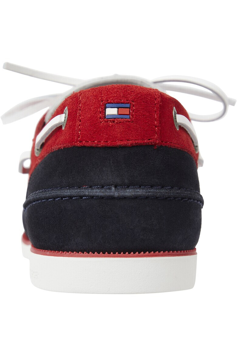 Tommy Hilfiger Pantofi boat din piele intoarsa cu model colorblock - Pled.ro