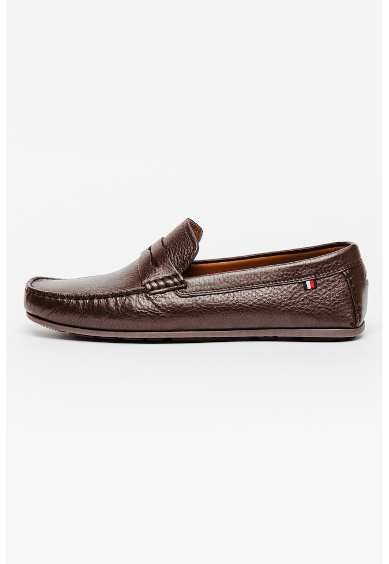 Tommy Hilfiger Pantofi loafer de piele cu aspect texturat - Pled.ro