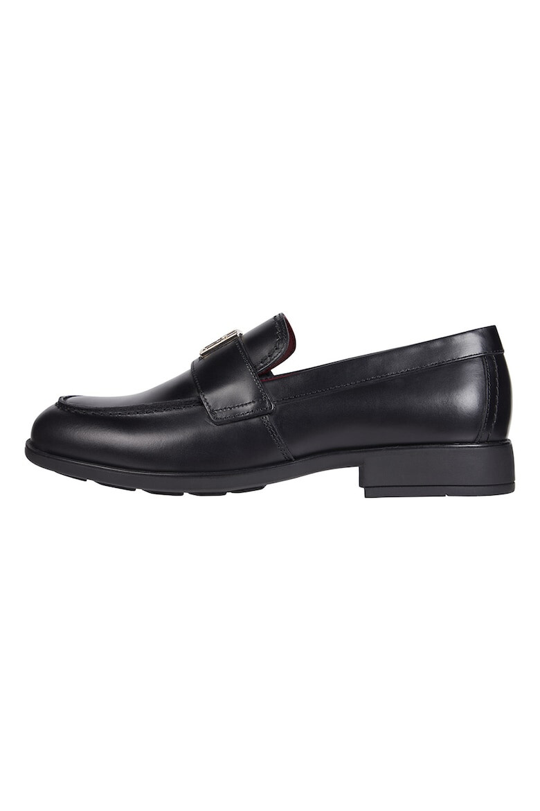 Tommy Hilfiger Pantofi loafer de piele cu detalii monograma metalice - Pled.ro