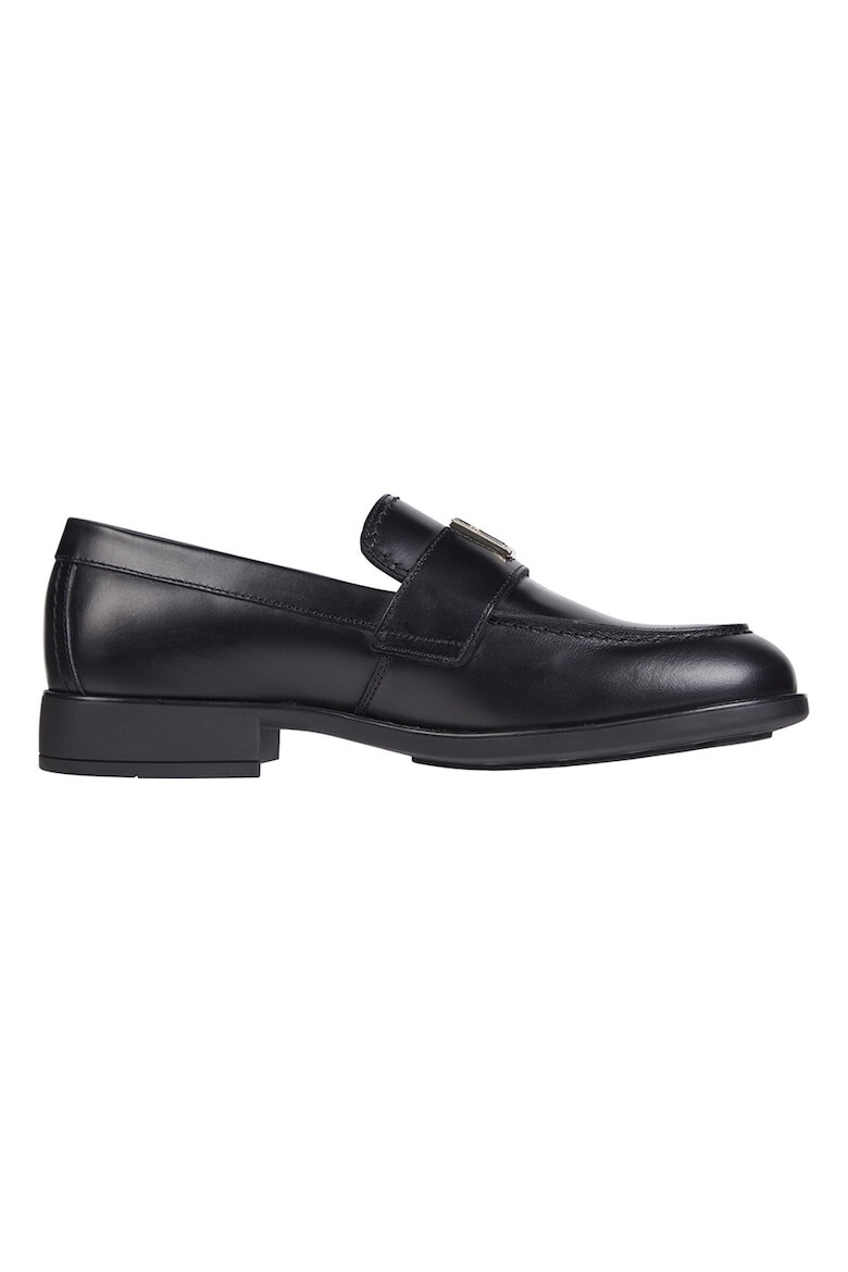 Tommy Hilfiger Pantofi loafer de piele cu detalii monograma metalice - Pled.ro