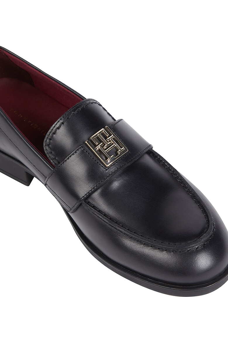 Tommy Hilfiger Pantofi loafer de piele cu detalii monograma metalice - Pled.ro