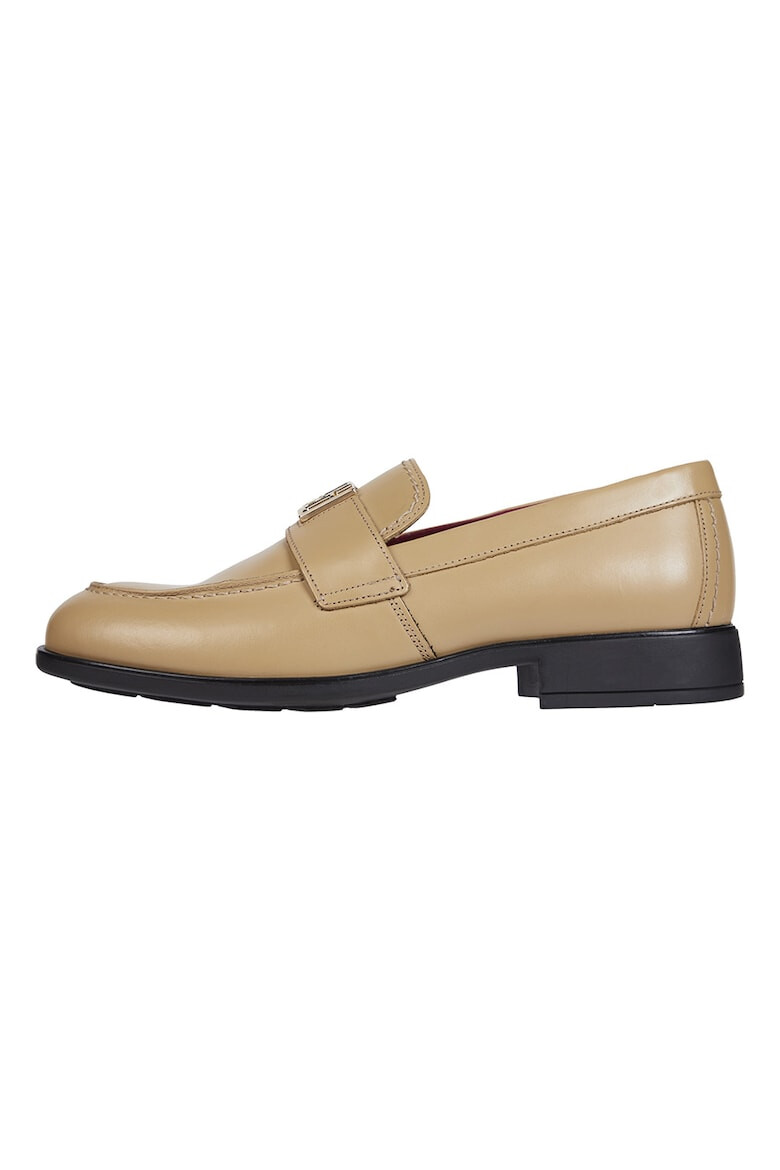 Tommy Hilfiger Pantofi loafer de piele cu detalii monograma metalice - Pled.ro