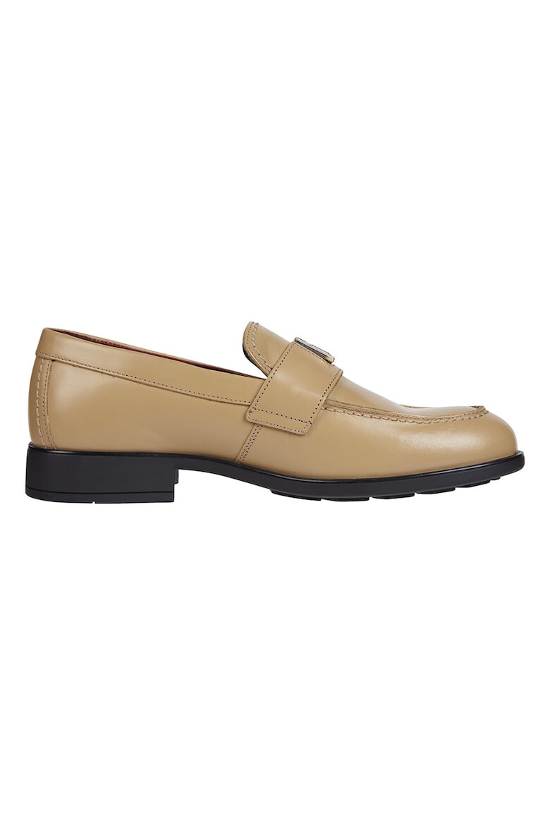 Tommy Hilfiger Pantofi loafer de piele cu detalii monograma metalice - Pled.ro