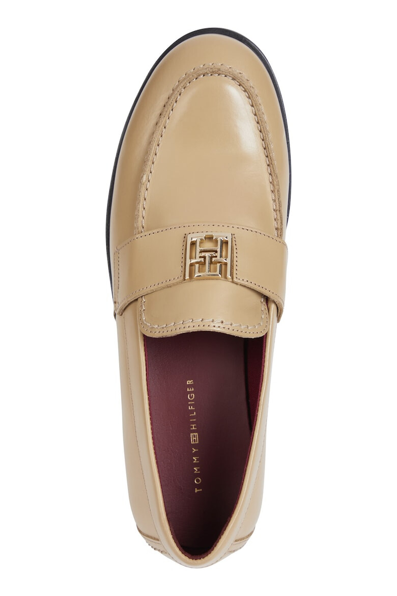 Tommy Hilfiger Pantofi loafer de piele cu detalii monograma metalice - Pled.ro