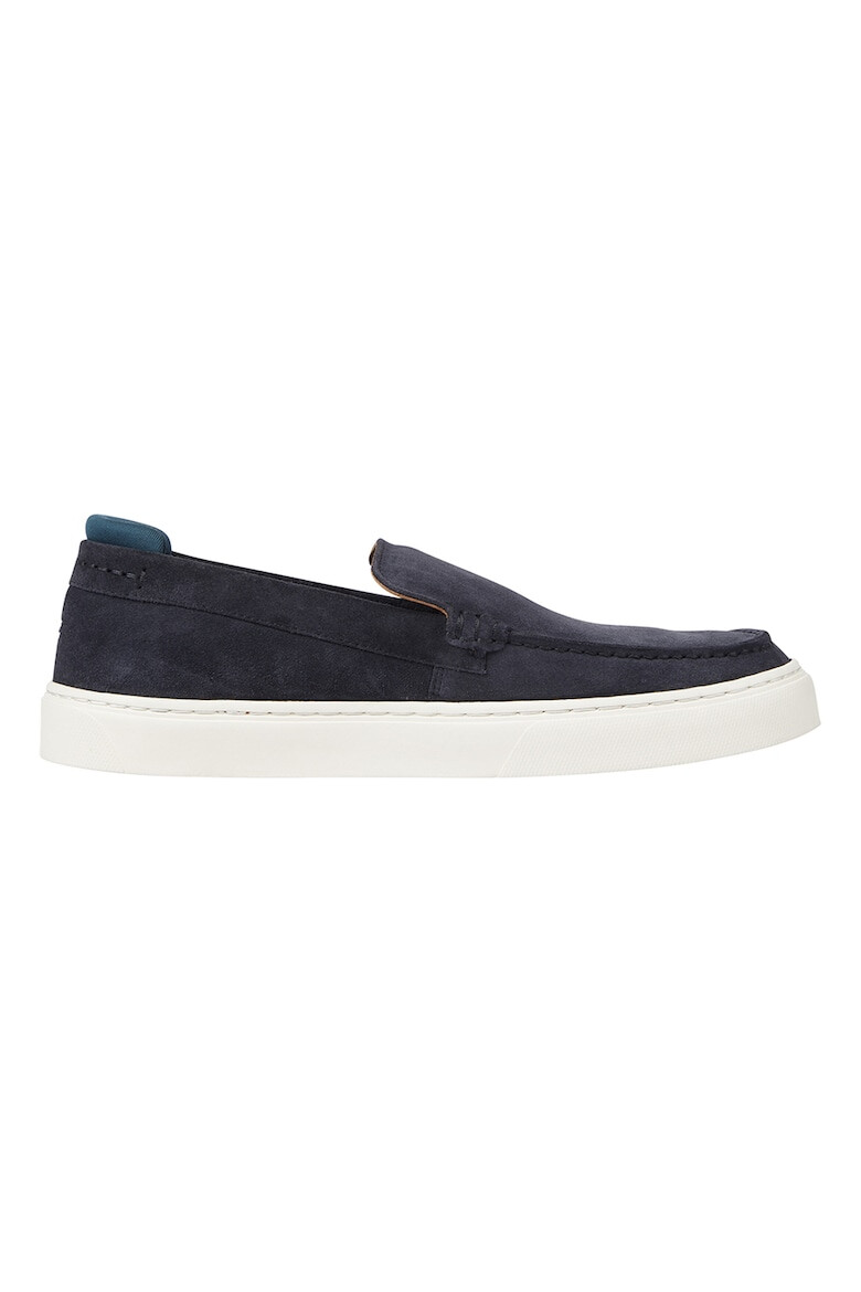 Tommy Hilfiger Pantofi loafer de piele intoarsa cu logo in relief - Pled.ro