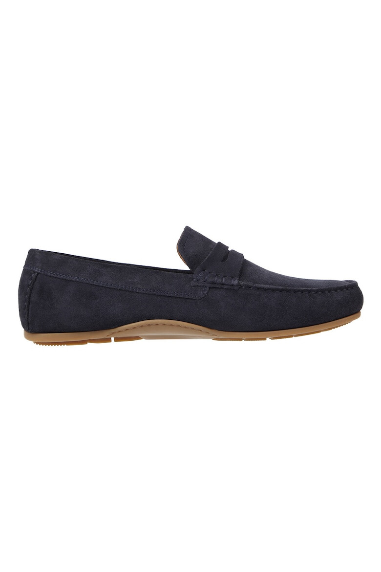 Tommy Hilfiger Pantofi loafer de piele intoarsa cu varf rotund - Pled.ro