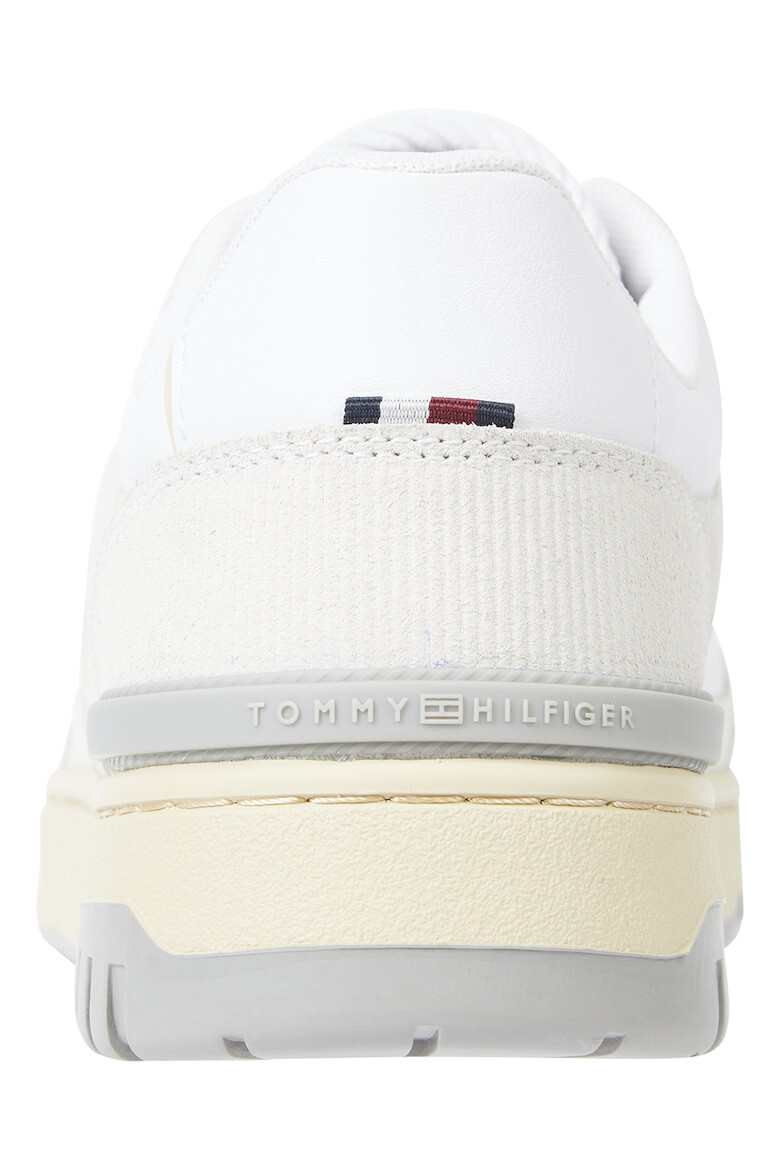 Tommy Hilfiger Pantofi sport de piele si piele intoarsa - Pled.ro