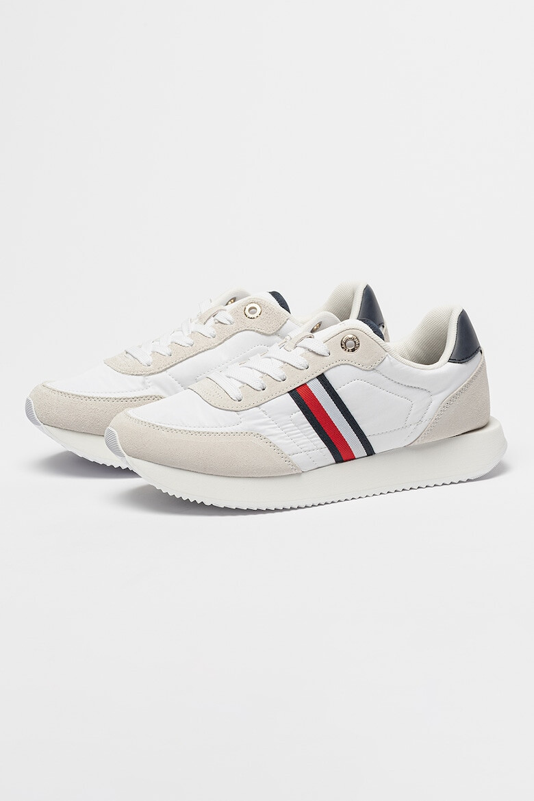 Tommy Hilfiger Pantofi sport cu garnituri din piele intoarsa - Pled.ro