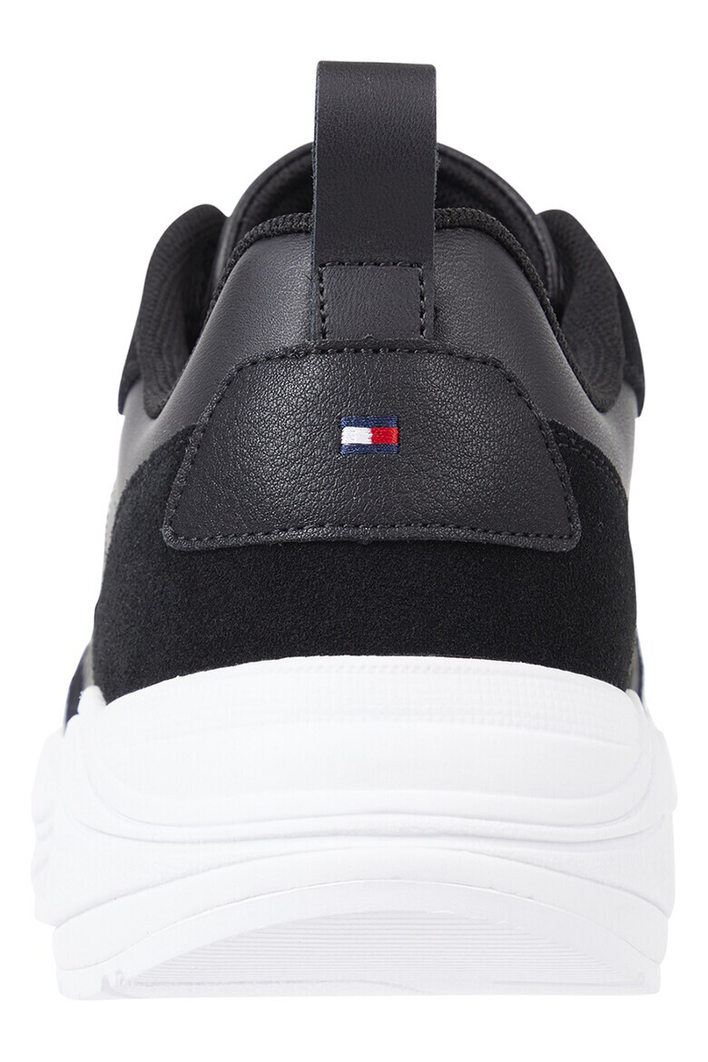 Tommy Hilfiger Pantofi sport cu insertii de piele intoarsa si piele - Pled.ro