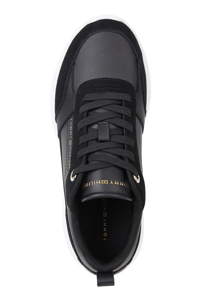 Tommy Hilfiger Pantofi sport cu insertii de piele intoarsa si piele - Pled.ro