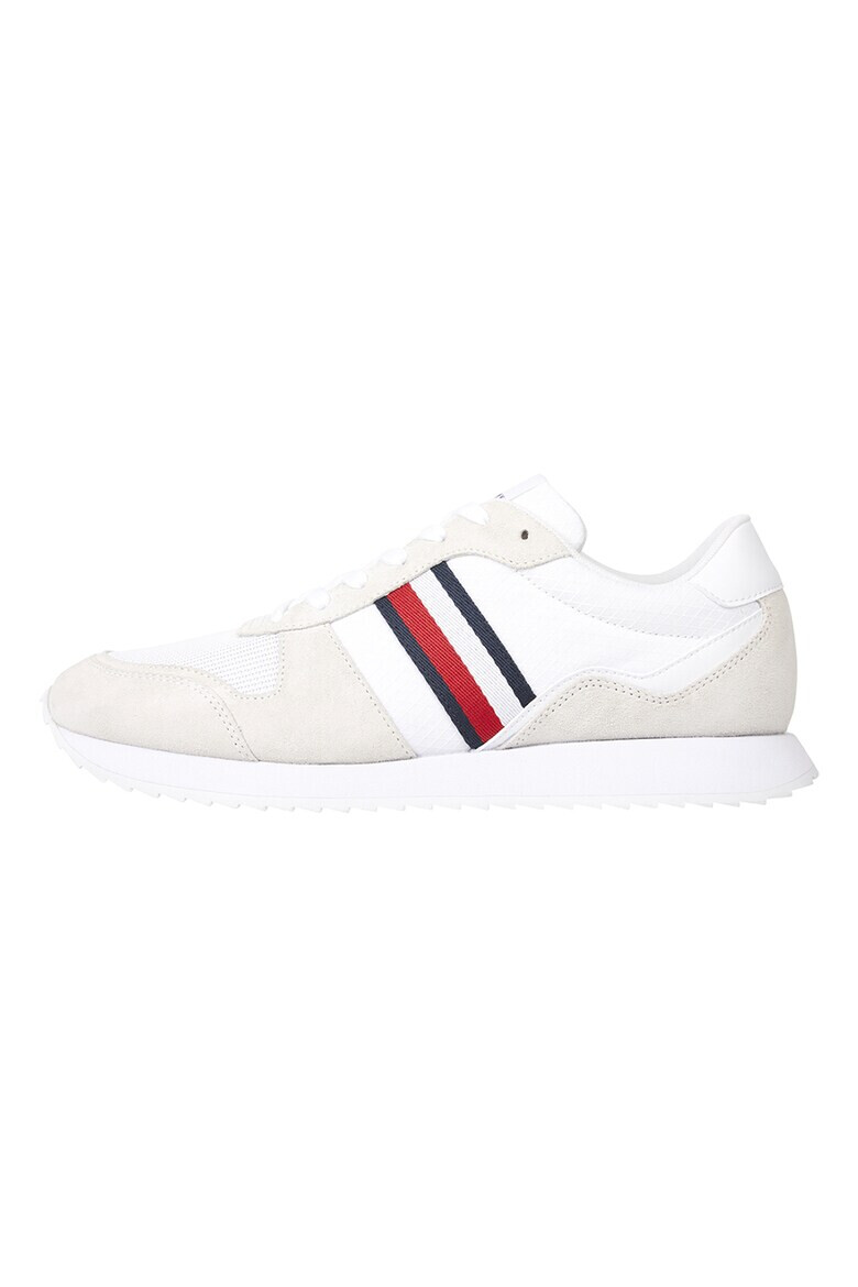 Tommy Hilfiger Pantofi sport cu insertii din piele intoarsa - Pled.ro